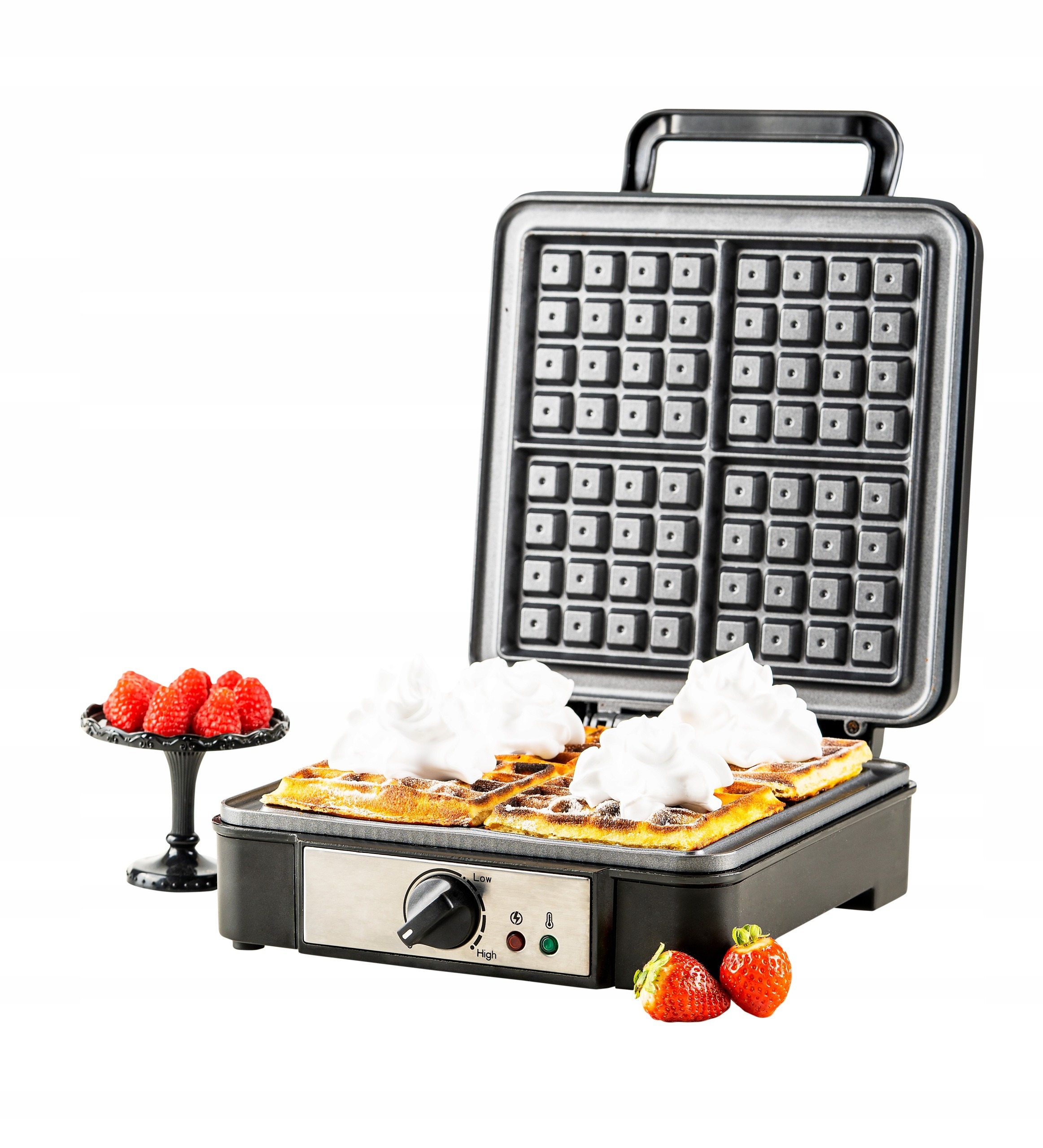 GOFROWNICA DUŻA MOC 1800W 4 CHRUPIĄCE GOFRY AD3049