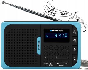 RADIO KIESZONKOWE PRZENOŚNE USB/SD AM/FM PR5BL