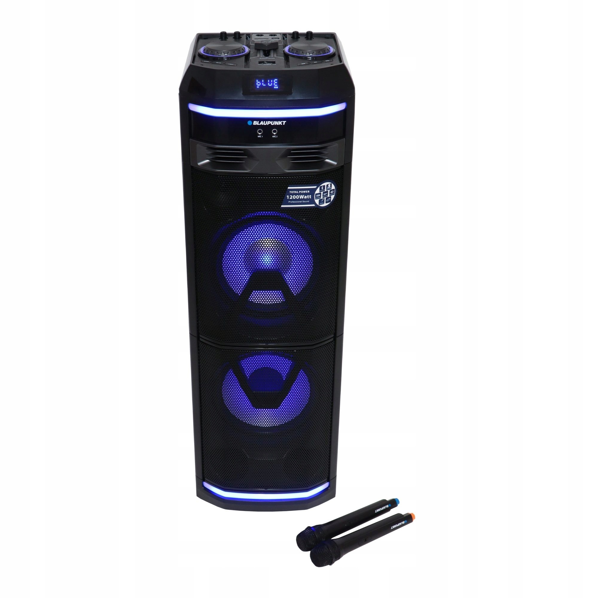 GŁOŚNIK PS11DB KOLUMNA Bluetooth KARAOKE AUDIO