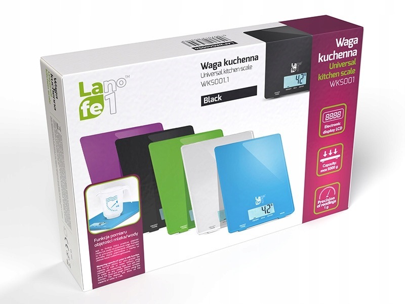 ELEKTRONICZNA WAGA KUCHENNA PRECYZYJNA LCD DOTYK