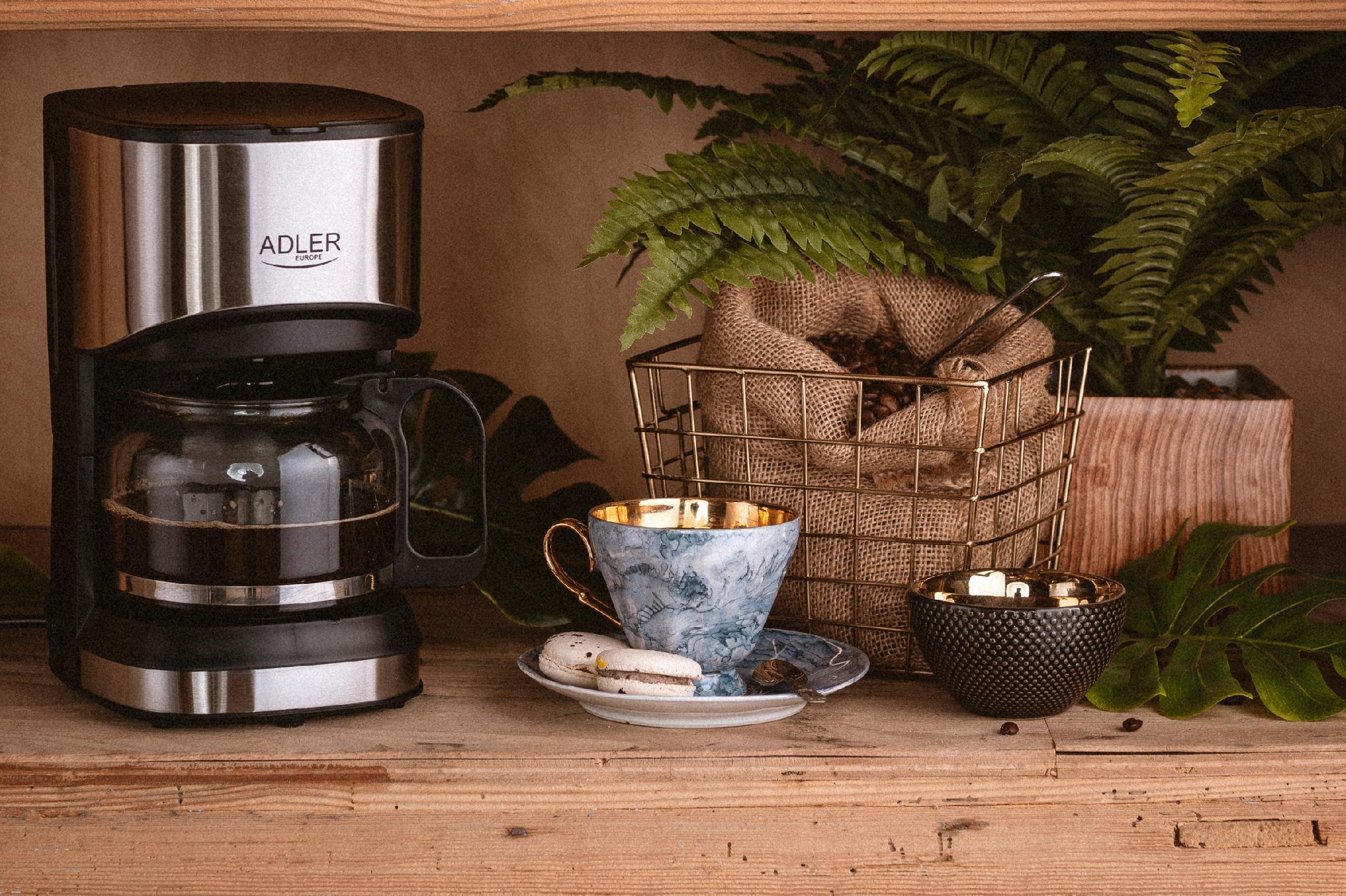 EKSPRES DO KAWY PRZELEWOWY 550W FILTR ADLER AD4407