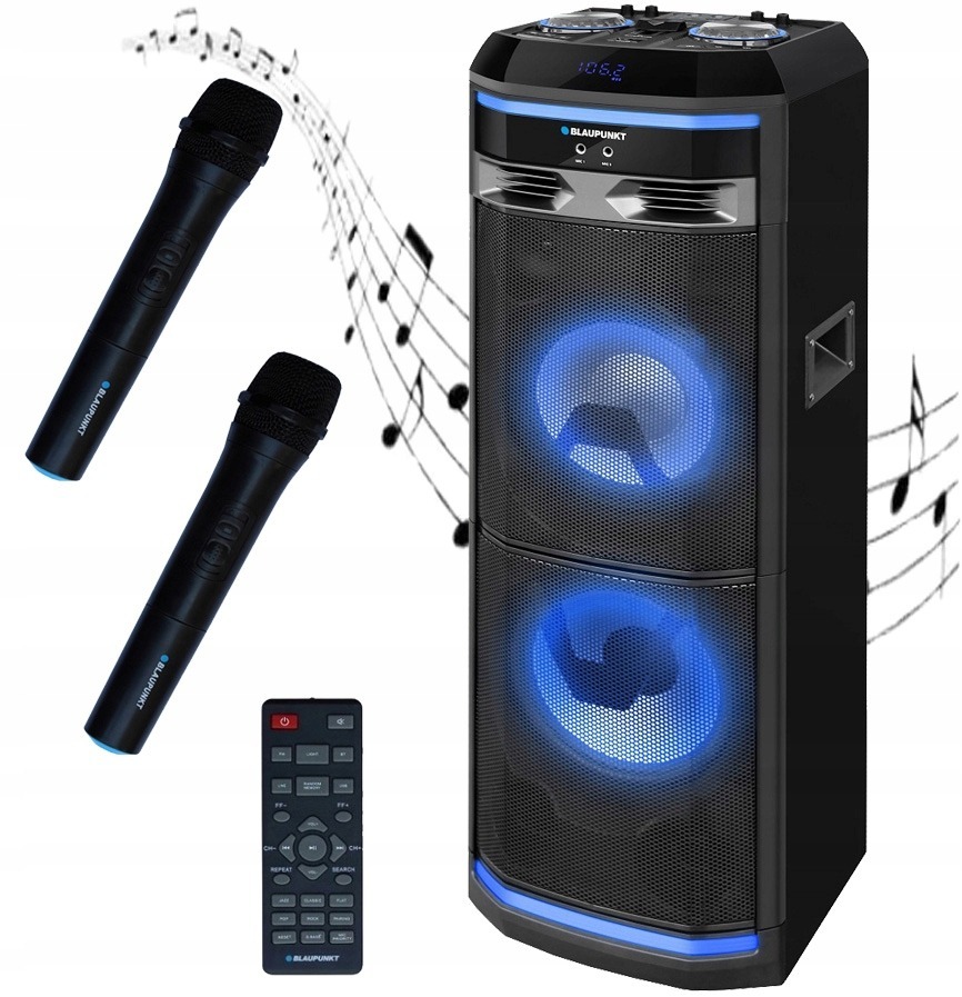 GŁOŚNIK PS11DB KOLUMNA Bluetooth KARAOKE AUDIO