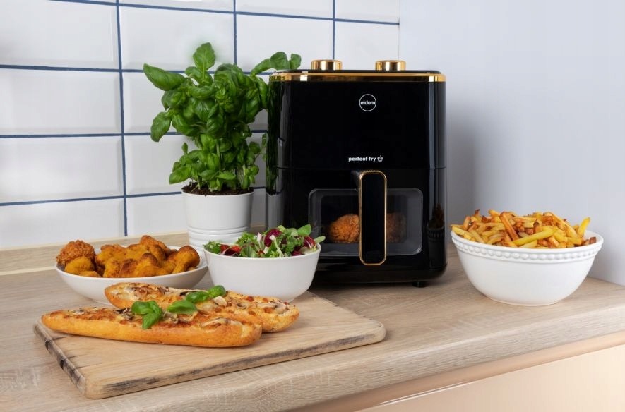 FRYTOWNICA BEZTŁUSZCZOWA FRYTKOWNICA Eldom FR40 ~ 5 L AIRFRYER 1500W MOCNA