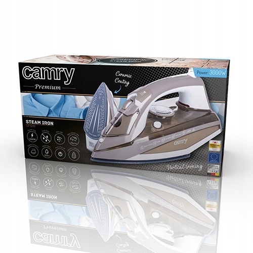 ŻELAZKO PAROWE MOC 3000W CAMRY CR5018 ANTICALC