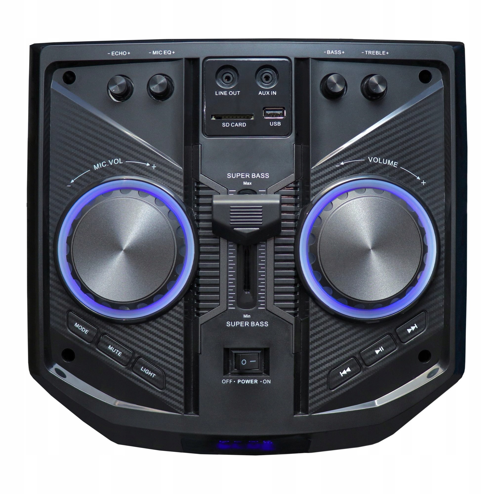 GŁOŚNIK PS11DB KOLUMNA Bluetooth KARAOKE AUDIO