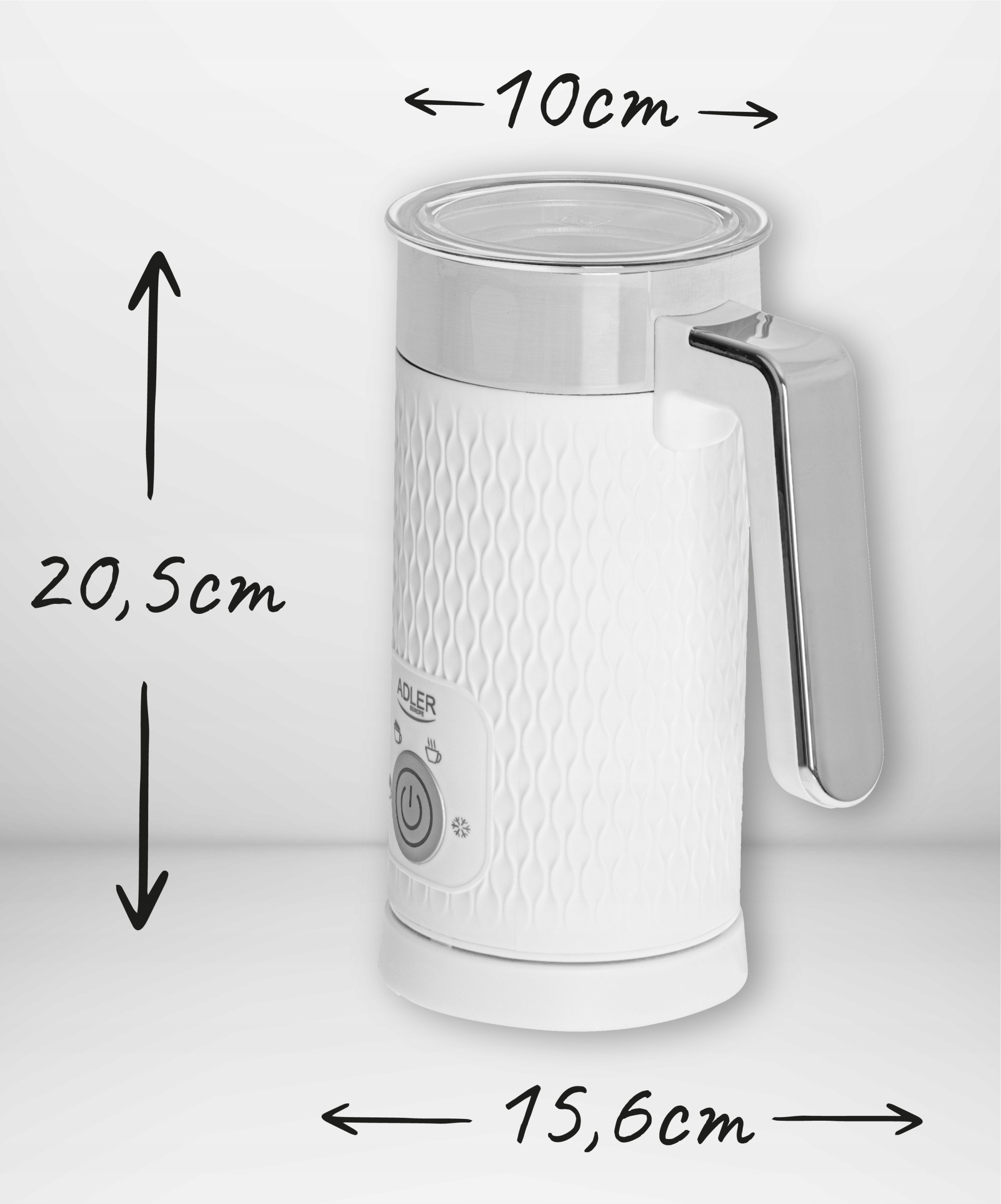 ELEKTRYCZNY SPIENIACZ DO MLEKA PODGRZEWACZ LATE