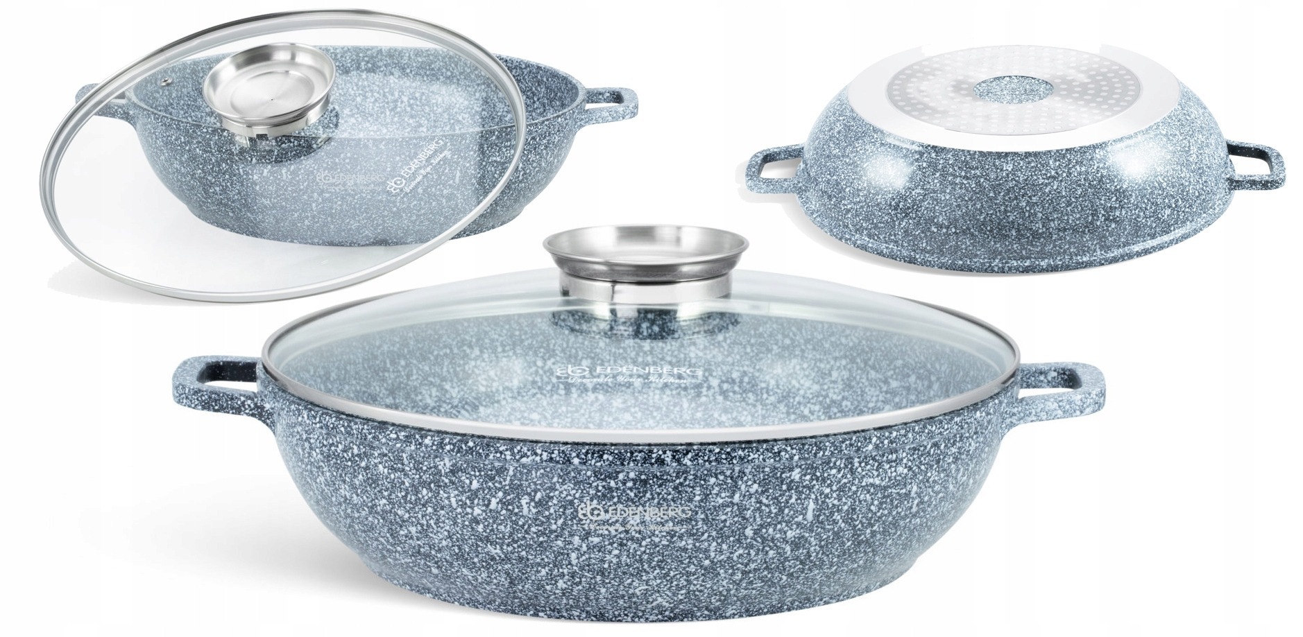 Garnek granitowy brytfanna 3.3l indukcja 8041