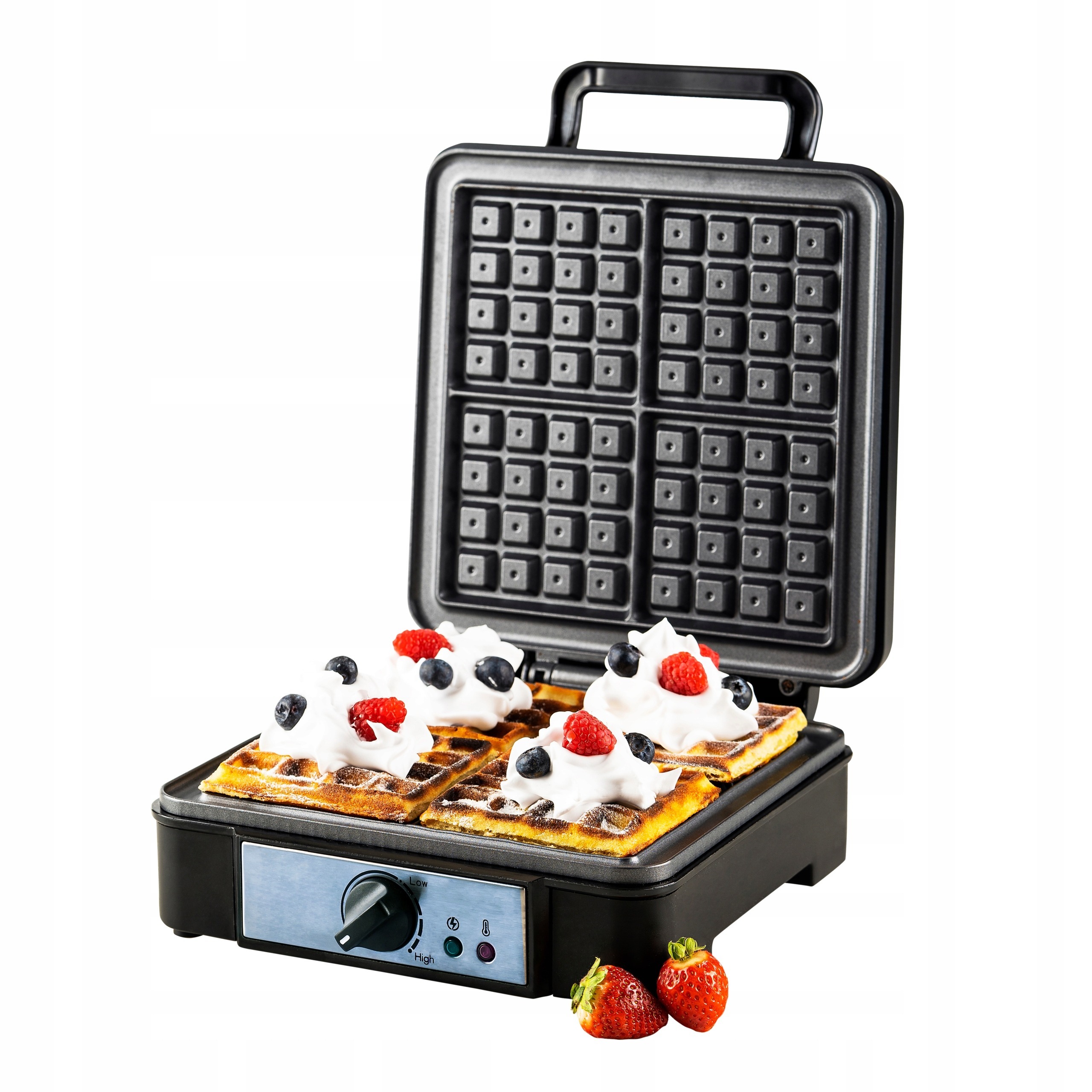 GOFROWNICA DUŻA MOC 1800W 4 CHRUPIĄCE GOFRY AD3049