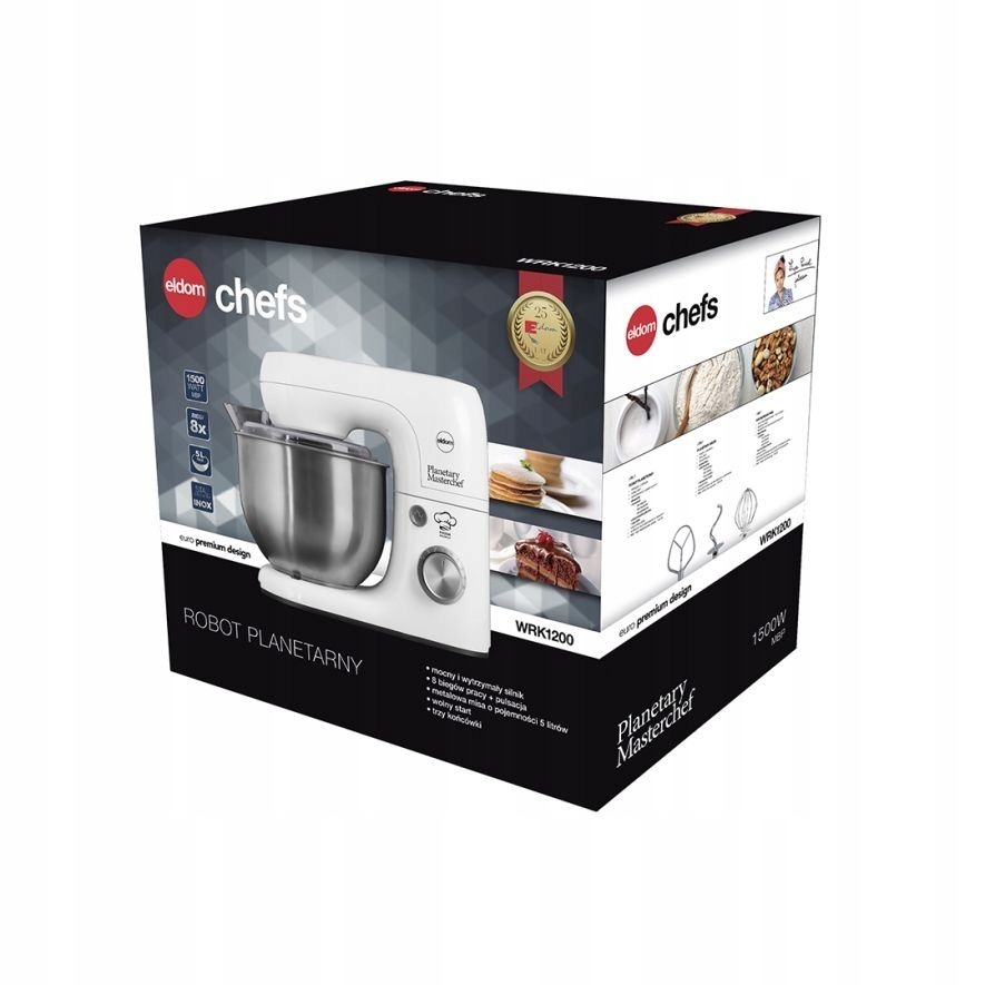 ROBOT KUCHENNY PLANETARNY ELDOM WRK1200 MOC 1500W