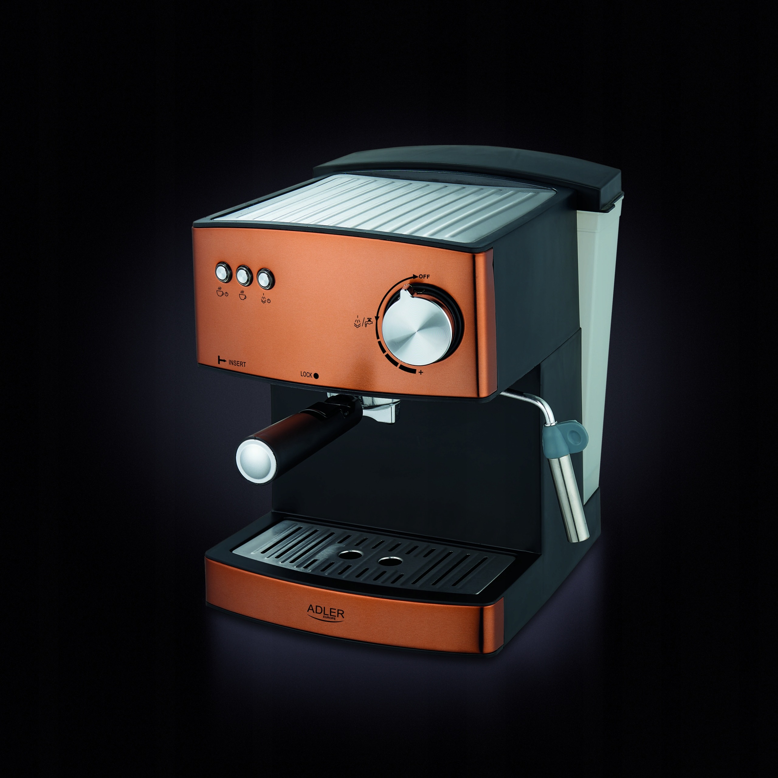 EKSPRES CIŚNIENIOWY DO KAWY KOLBOWY 15 BAR AD4404