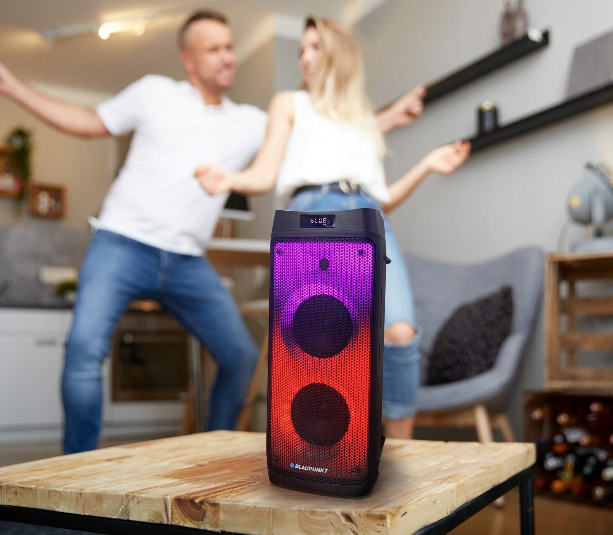 KOLUMNA GŁOŚNIK BLUETOOTH KARAOKE BLAUPUNKT