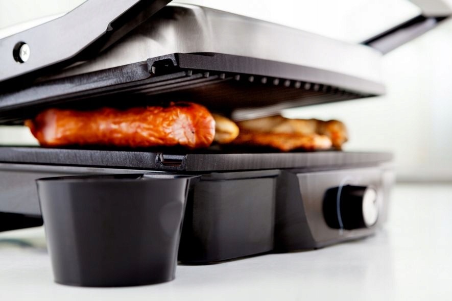 grill elektryczny Eldom GK150 srebrny/szary 2000 W