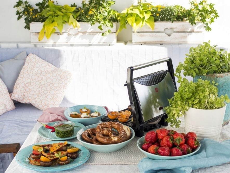 Kontaktowy składany grill elektryczny Eldom GK120