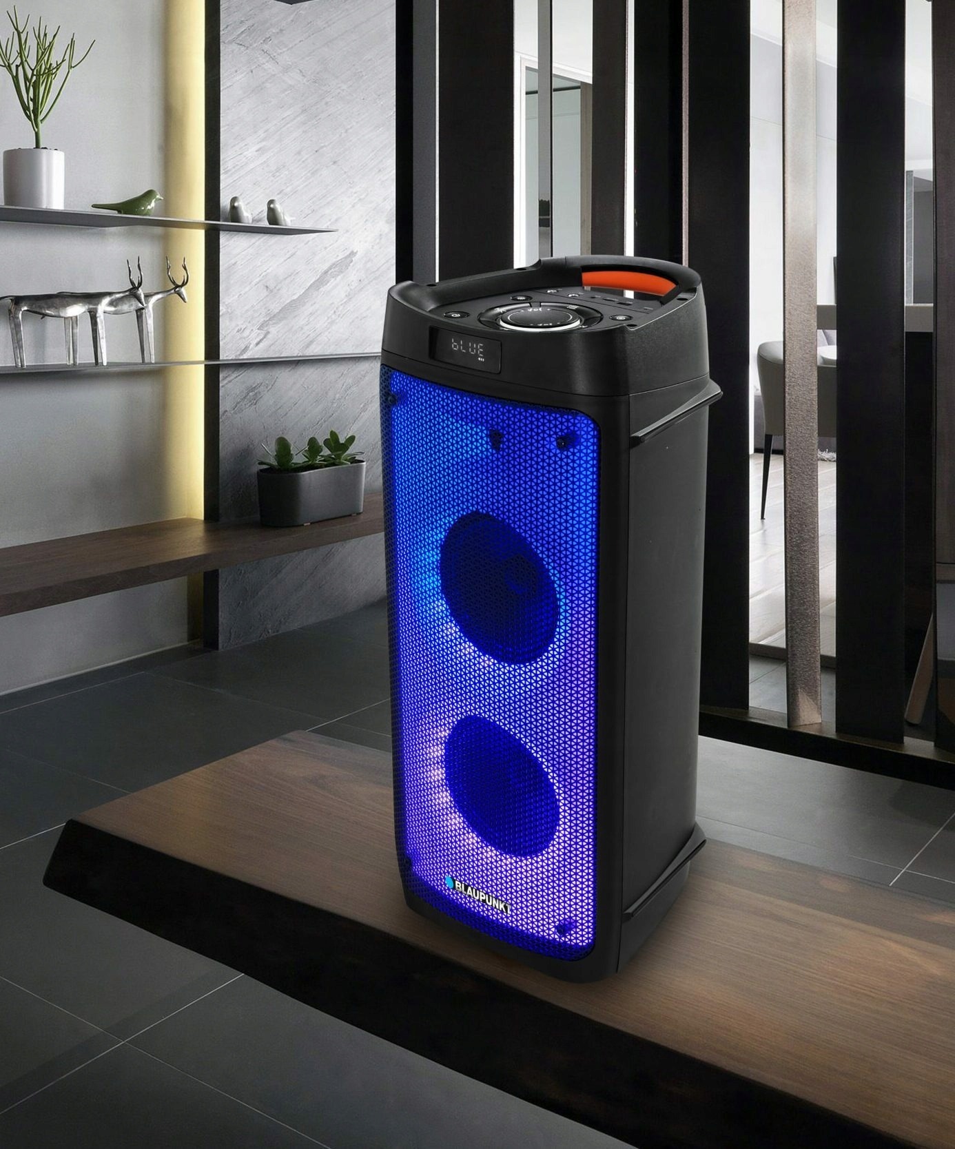 KOLUMNA GŁOŚNIK BLUETOOTH KARAOKE BLAUPUNKT