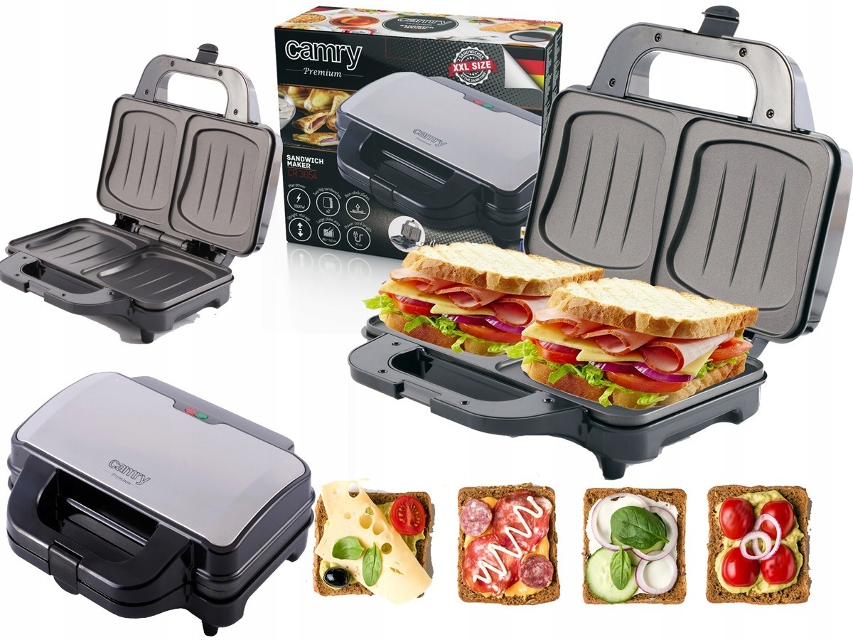 OPIEKACZ Camry CR-3054 TOSTER na sandwich 1300 W