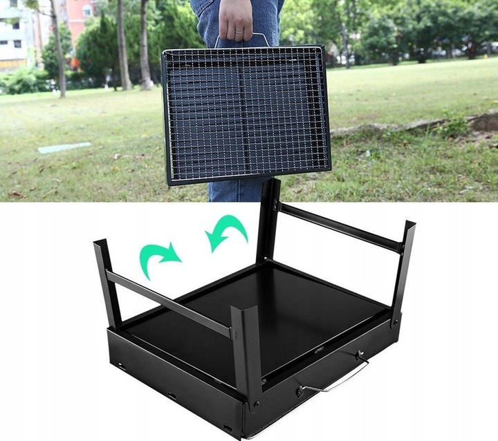 GRILL TURYSTYCZNY PRZENOŚNY SKŁADANY WALIZKA 35