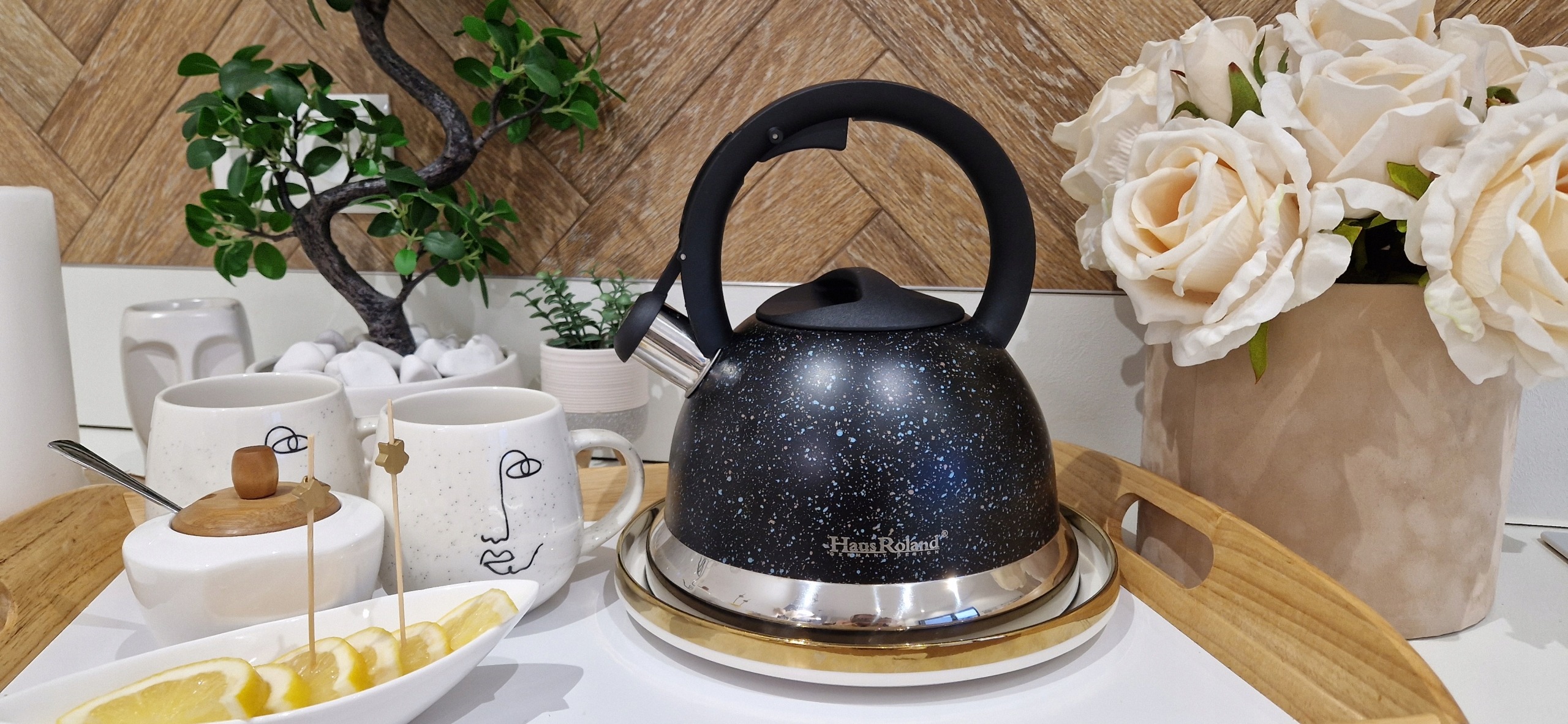 CZAJNIK elegancki tradycyjny stalowy indukcja gaz KOLORY 3L