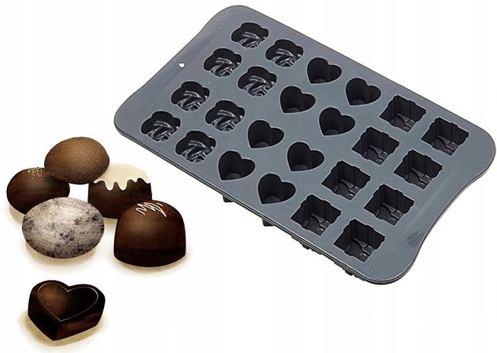 Forma foremka silikonowa do czekolady praliny 1544