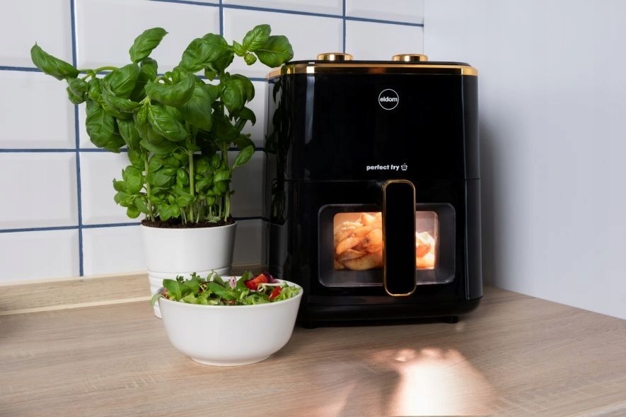 FRYTOWNICA BEZTŁUSZCZOWA FRYTKOWNICA Eldom FR40 ~ 5 L AIRFRYER 1500W MOCNA