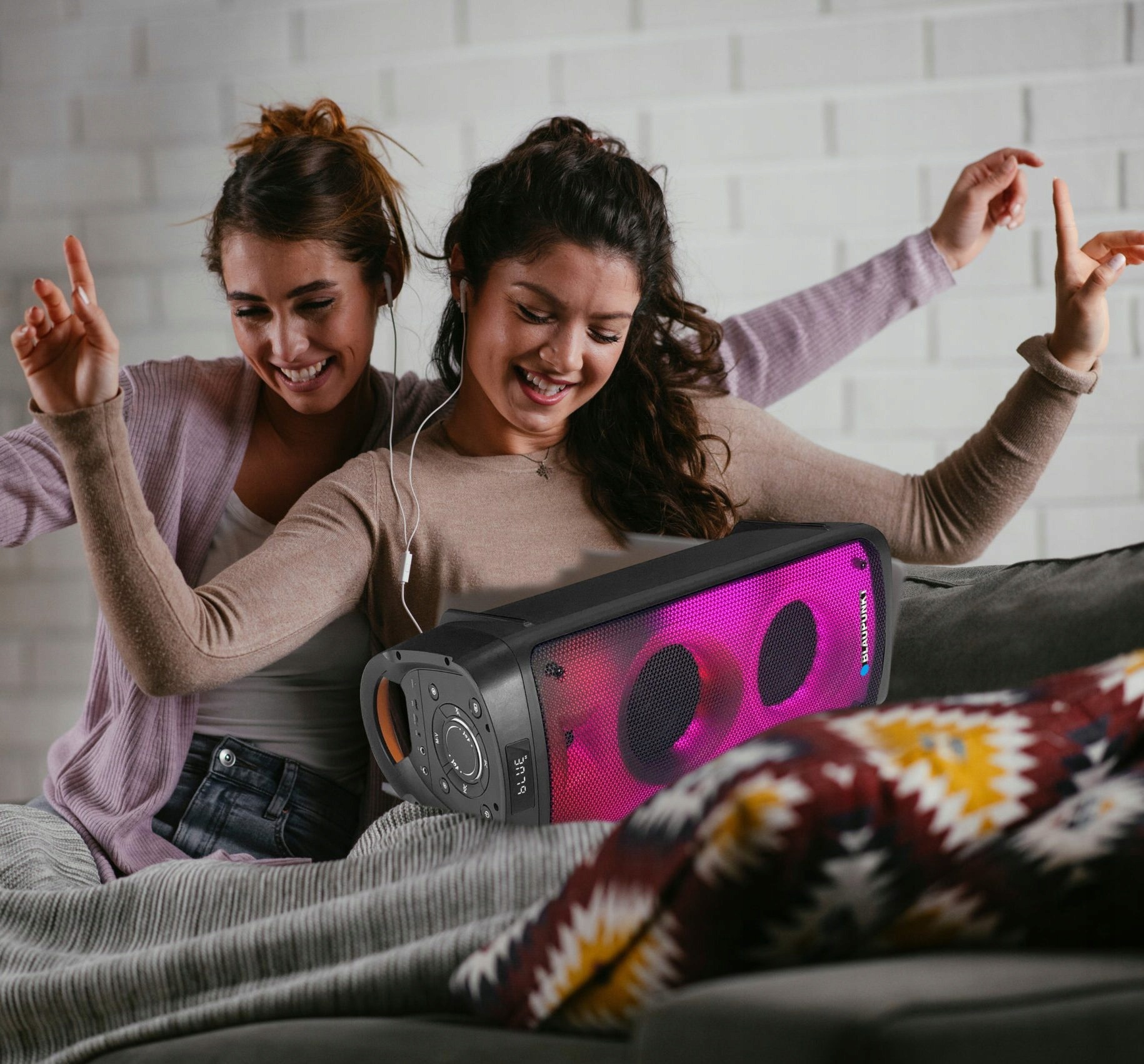 KOLUMNA GŁOŚNIK BLUETOOTH KARAOKE BLAUPUNKT
