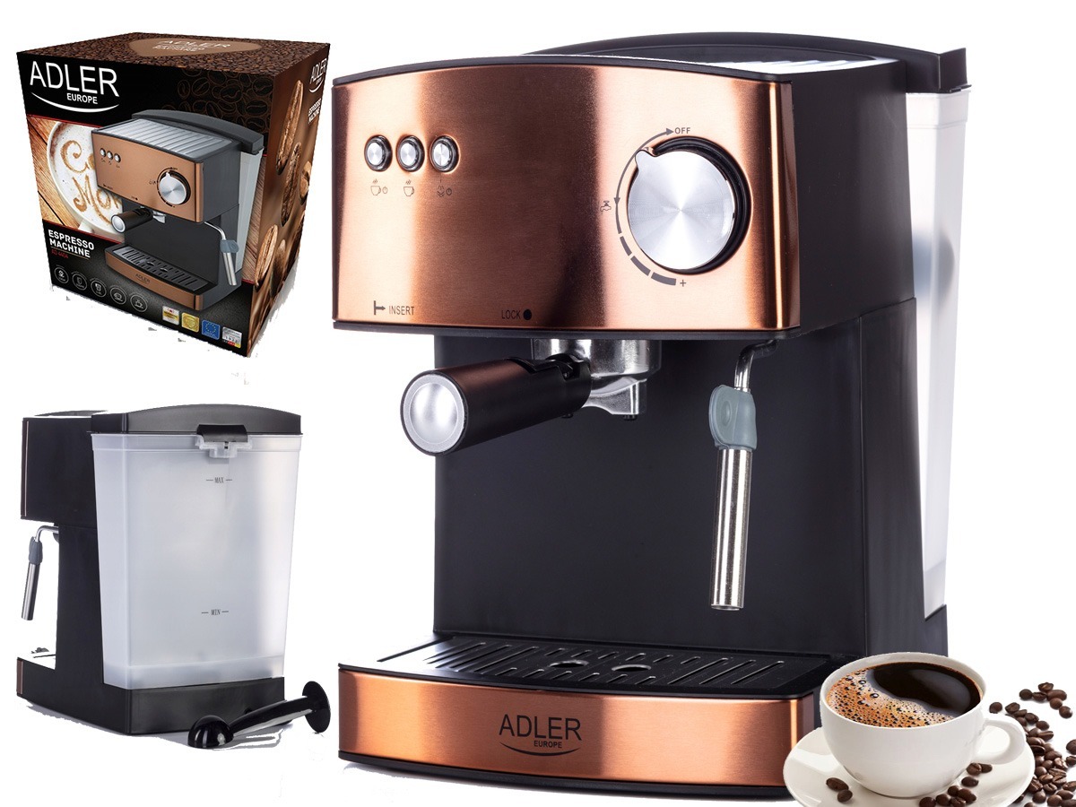 EKSPRES CIŚNIENIOWY DO KAWY KOLBOWY 15 BAR AD4404