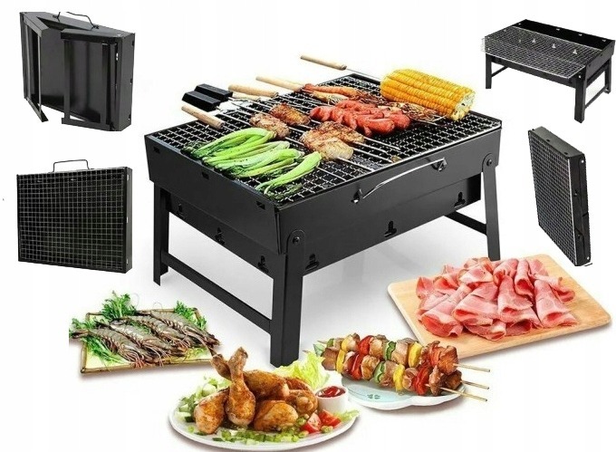 GRILL TURYSTYCZNY PRZENOŚNY SKŁADANY WALIZKA 35