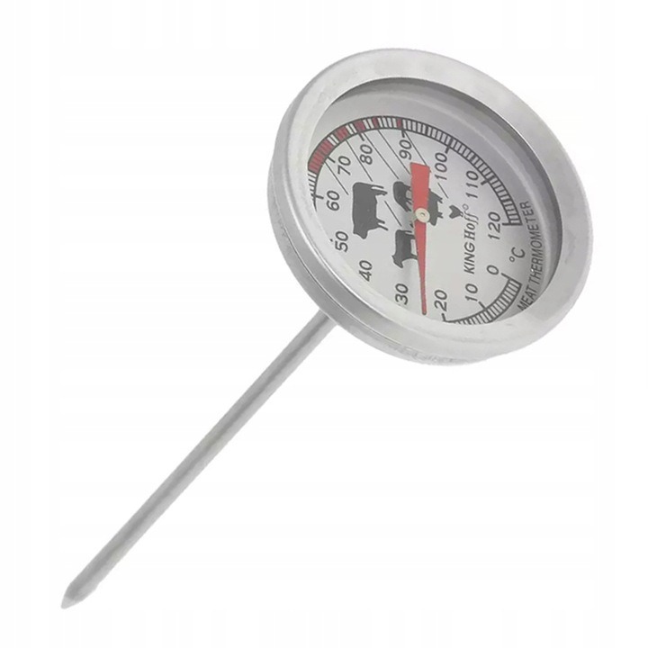 TERMOMETR KUCHENNY ANALOGOWY Z SONDĄ STAL 3697