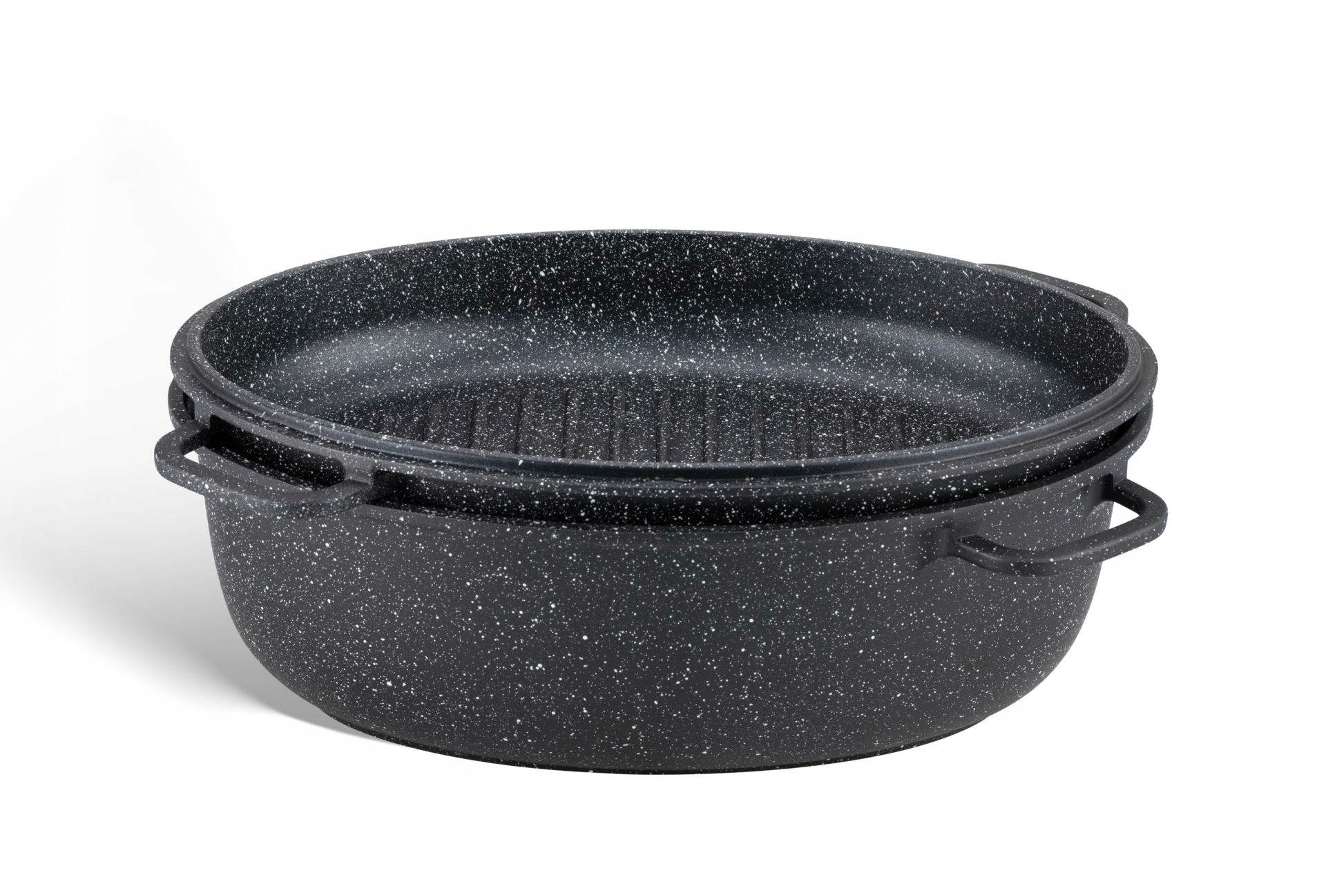 3-częściowa brytfanna 8l Powłoka markurkowa EB9171