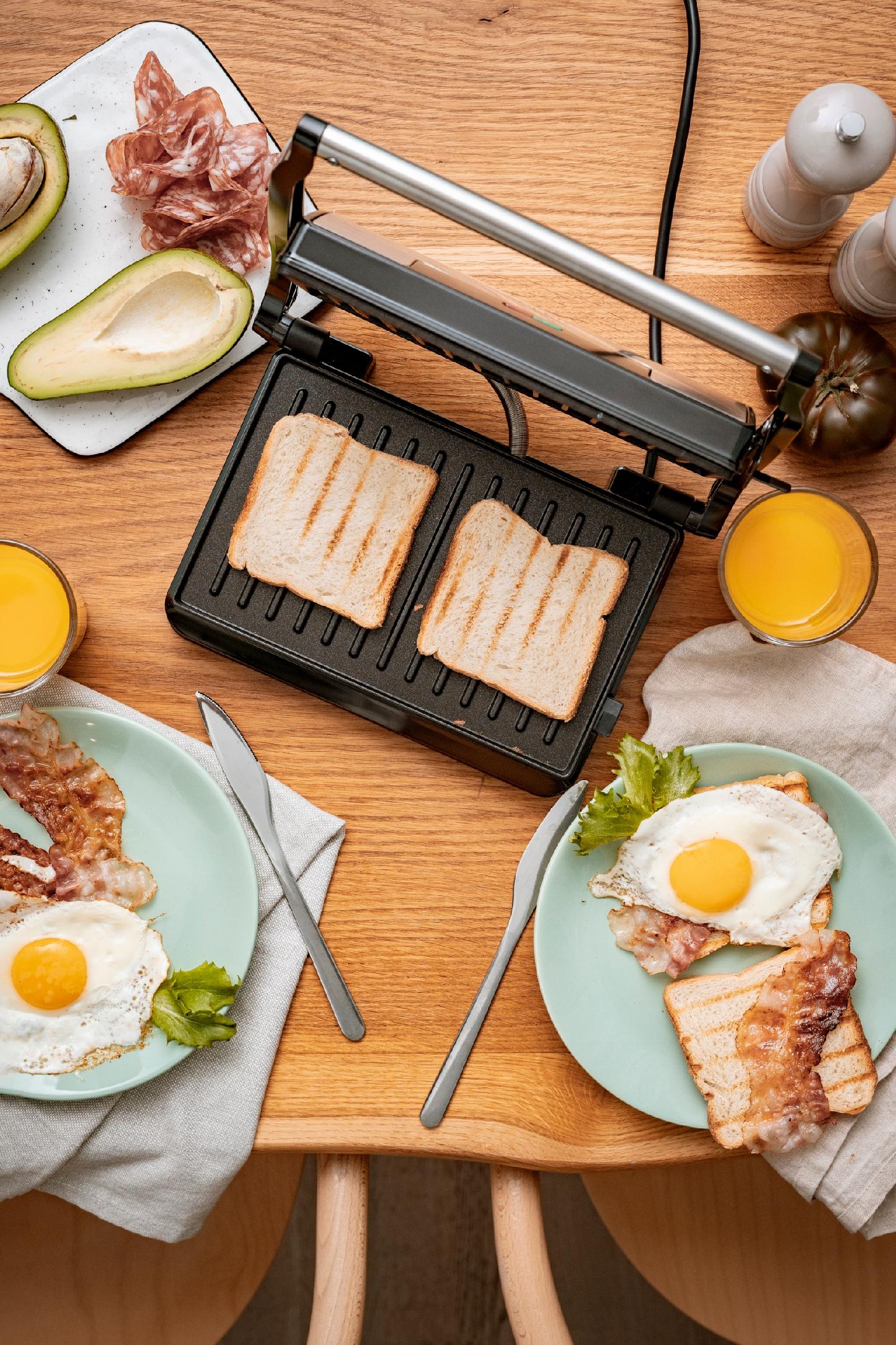 GRILL OPIEKACZ ELEKTRYCZNY XL REGULACJA ROZKŁADANY