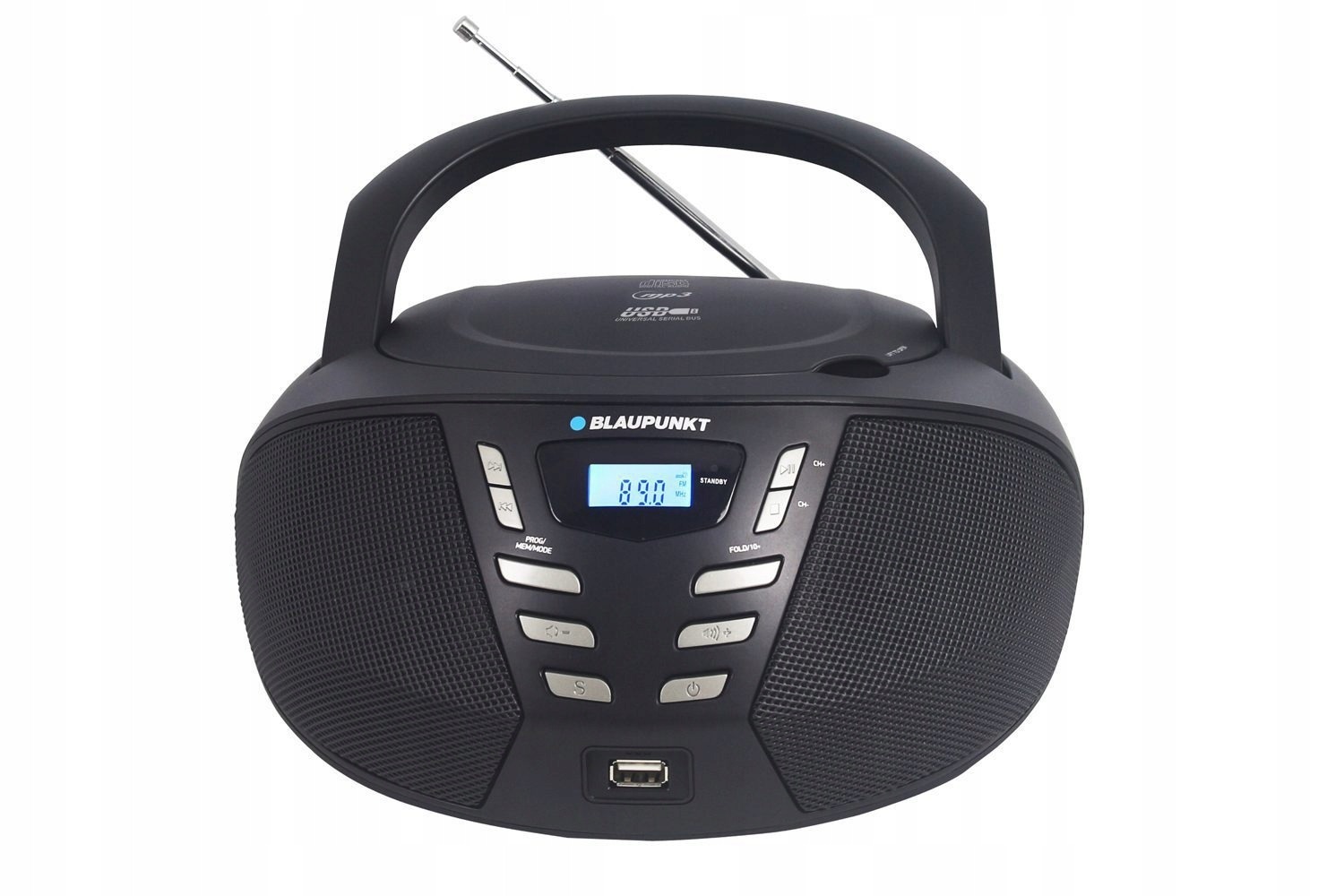 Boombox radioodtwarzacz FM/CD/MP3/USB/AUX BB7BK