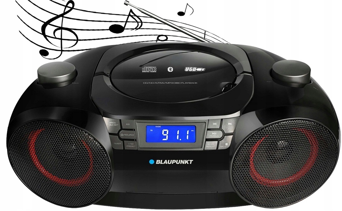 RADIO BOOMBOX ODDTWARZACZ USB MP3 CD BB30BT