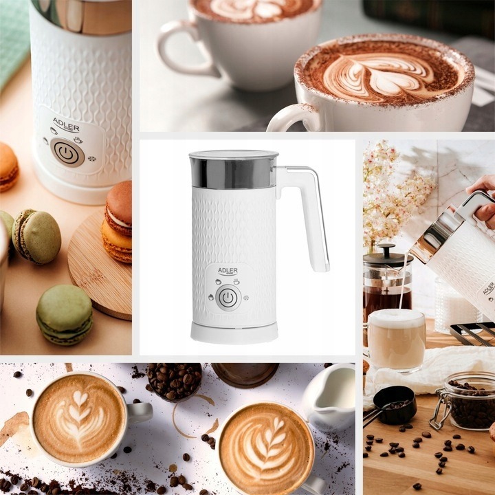 ELEKTRYCZNY SPIENIACZ DO MLEKA PODGRZEWACZ LATE