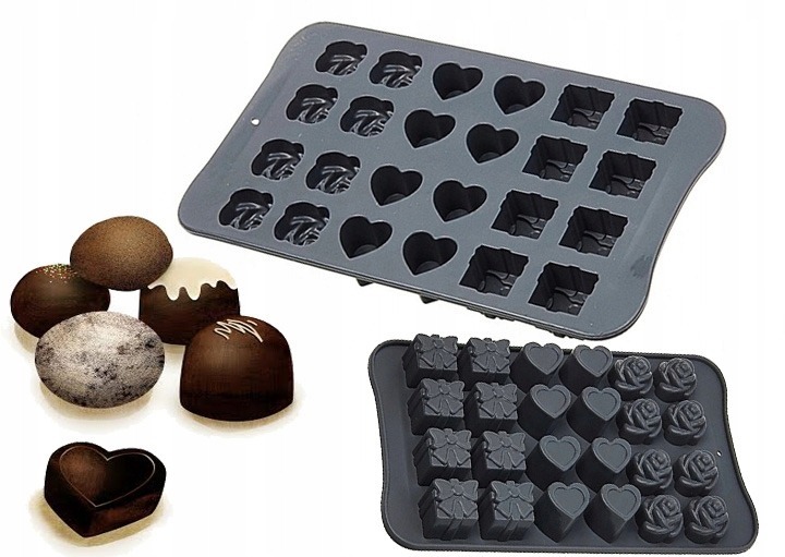 Forma foremka silikonowa do czekolady praliny 1544