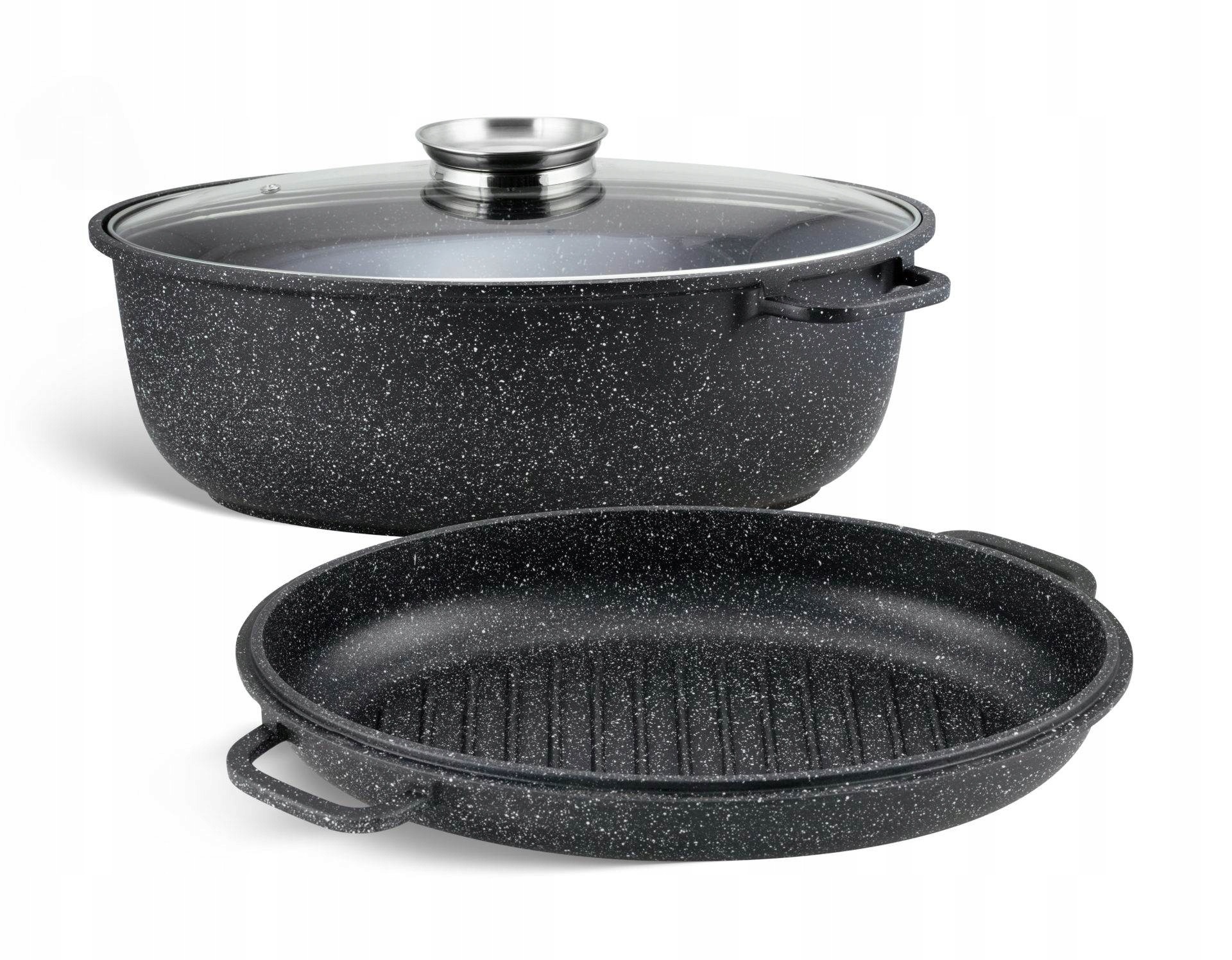 3-częściowa brytfanna 8l Powłoka markurkowa EB9171