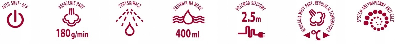 Żelazko MPM MZE21/RS 2800 W