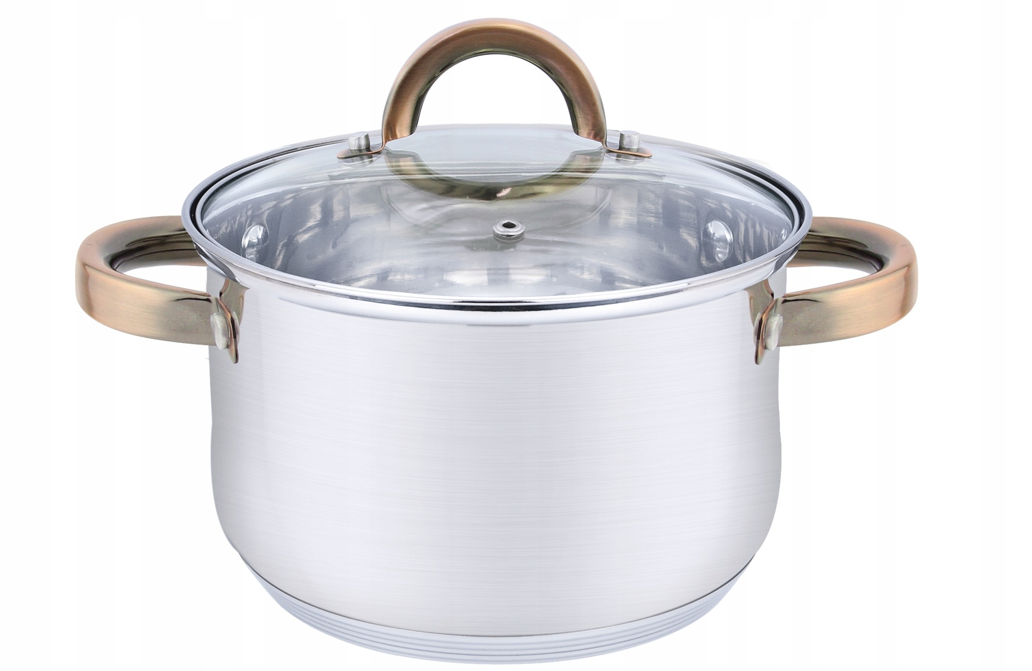 ELEGANCKI ZESTAW GARNKÓW STALOWYCH komplet GARNKI INDUKCJA GAZ