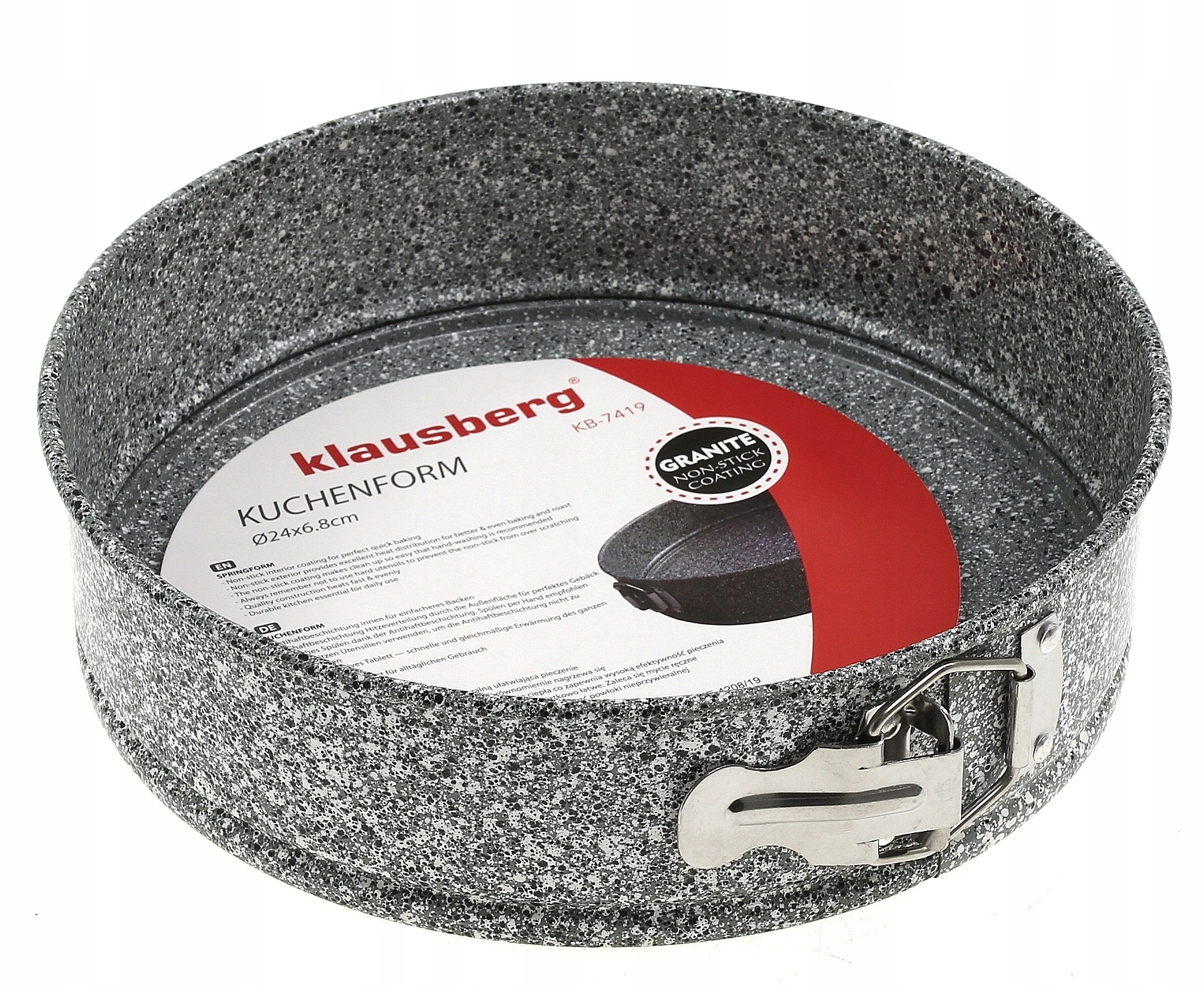 Tortownica blacha do pieczenia okrągła Klausberg średnica 24cm