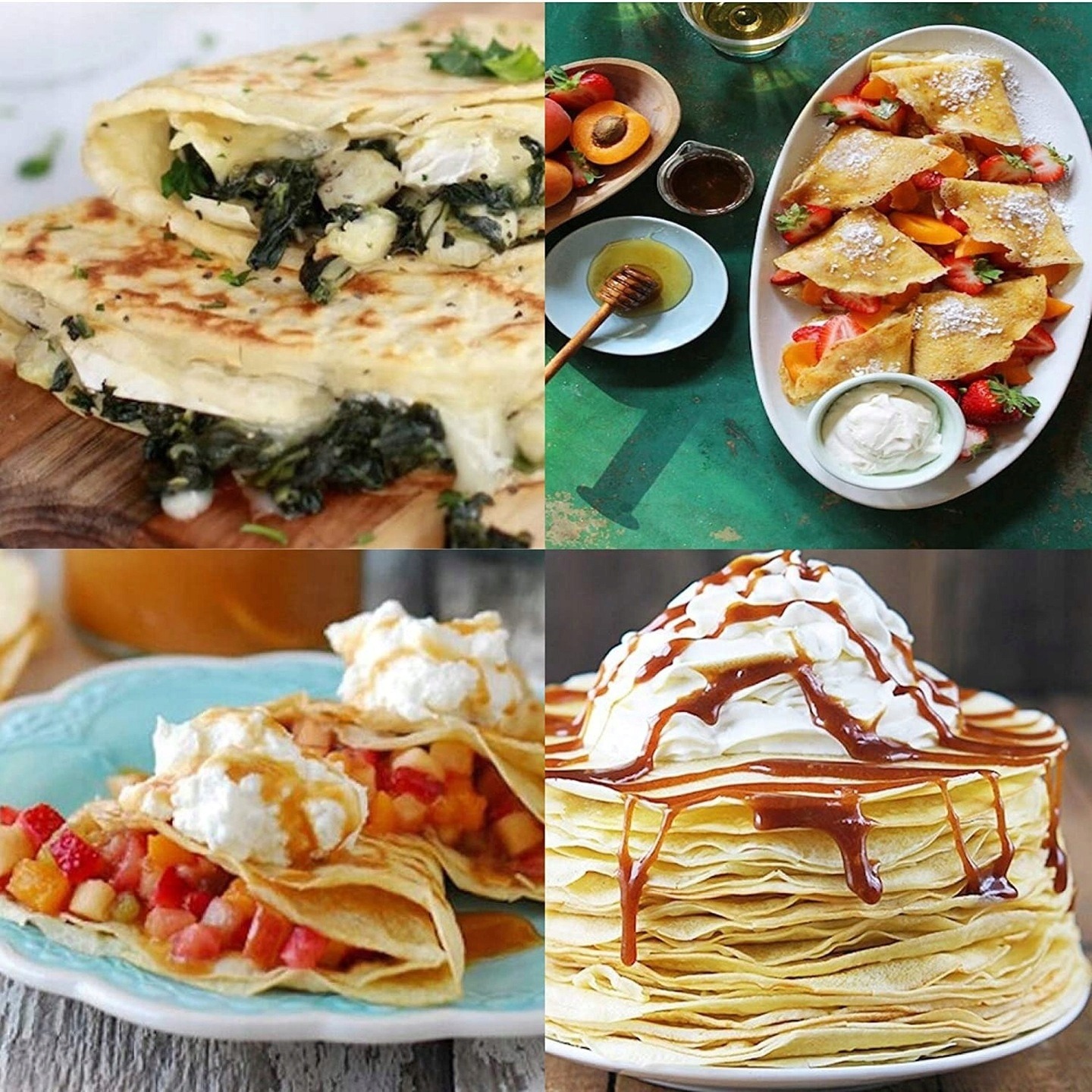 PATELNIA DO NALEŚNIKÓW 24CM MARMURKOWA Indukcja pancakes