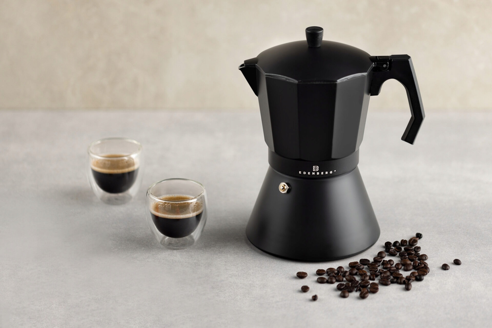 KAWIARKA Zaparzacz Kawy Indukcja GAZ STALOWY