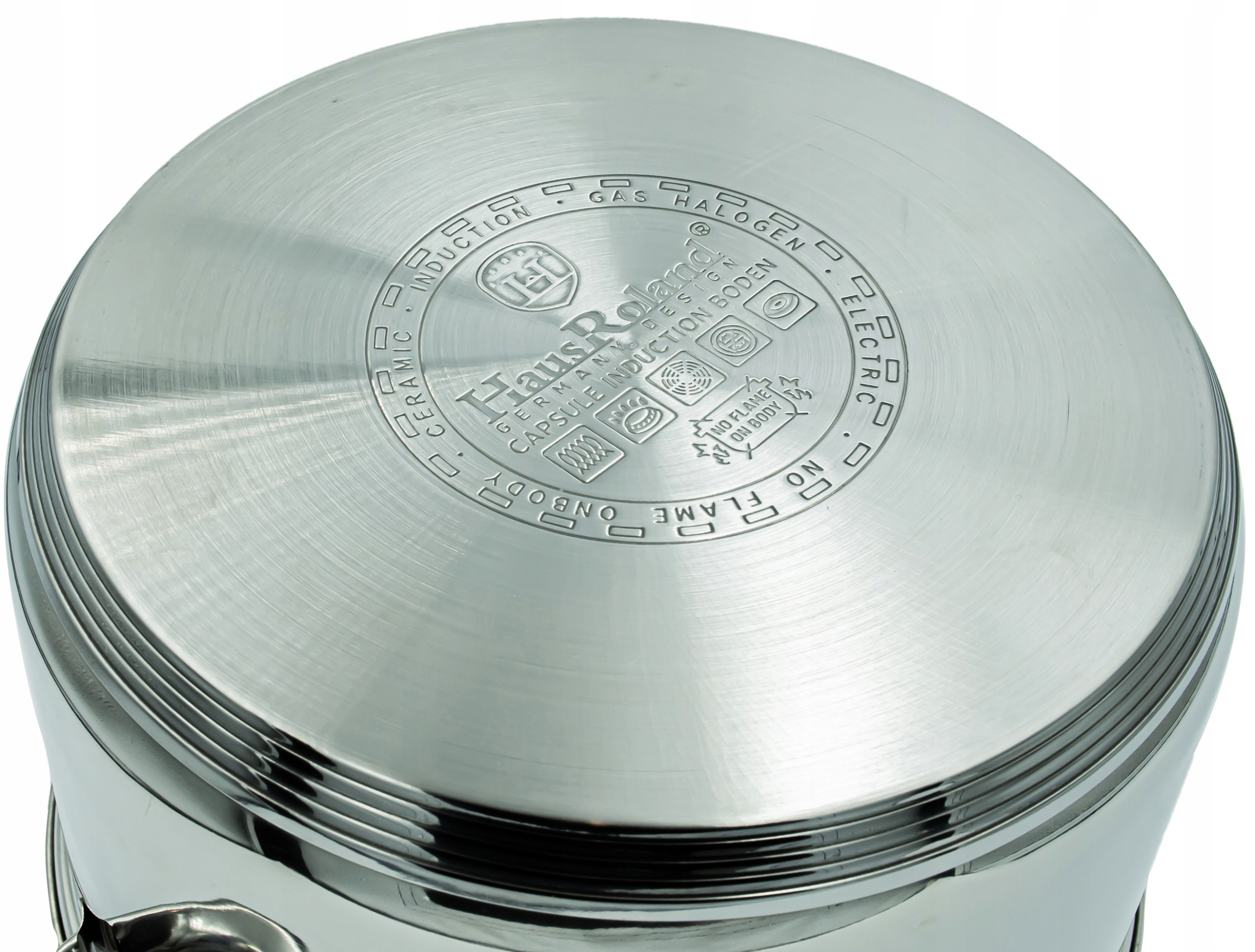 ELEGANCKI ZESTAW GARNKÓW STALOWYCH komplet GARNKI INDUKCJA GAZ