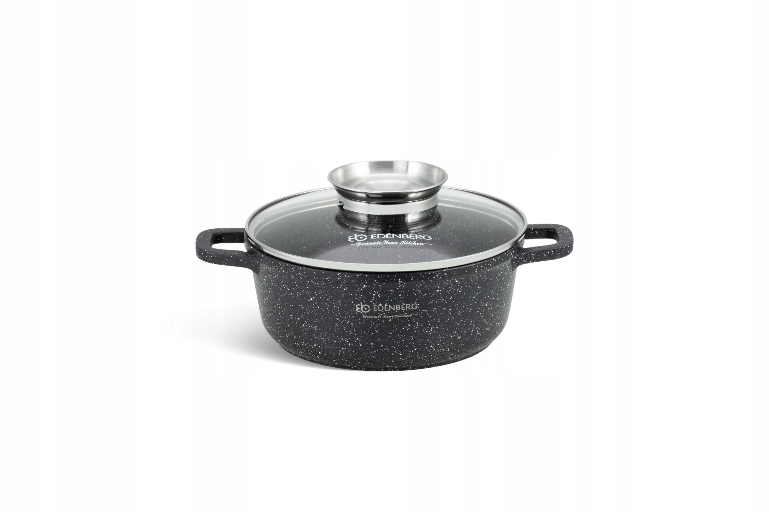 Zestaw GARNKÓW Garnki MARMUROWA Powłoka EDENBERG Indukcja Gaz