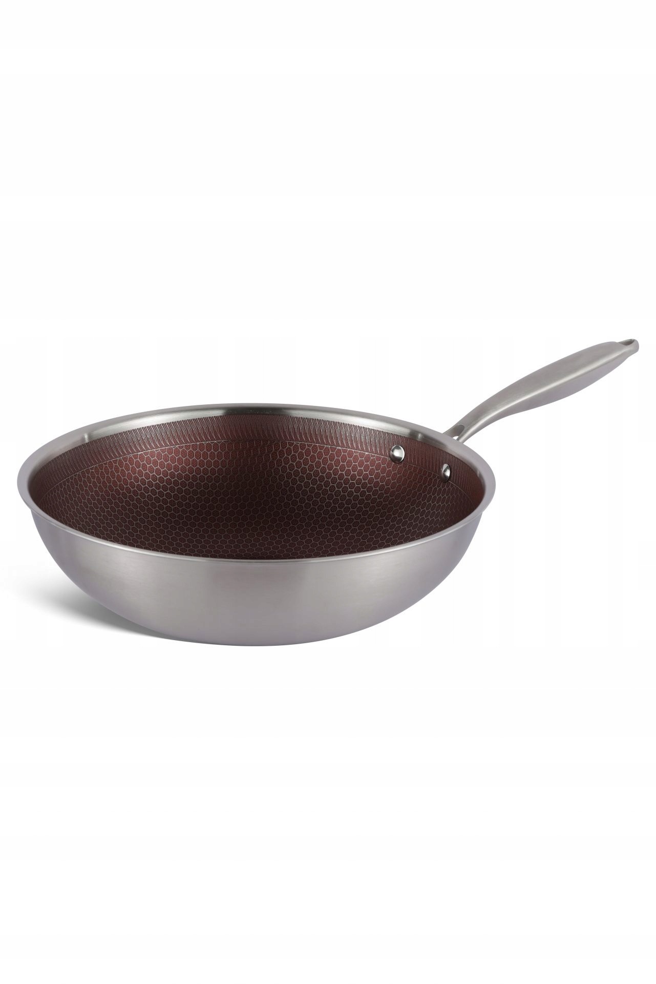 WOK PATELNIA Z POKRYWKĄ POWŁOKA NON STICK 28CM
