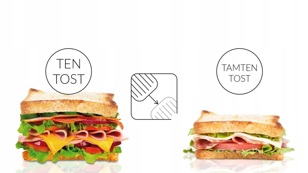 Opiekacz do kanapek MPM MOP19M Sandwich Toster 750W