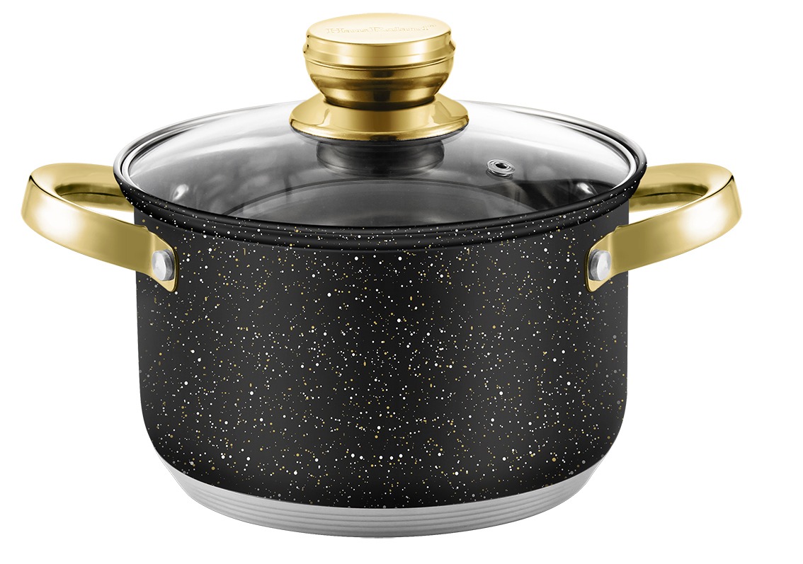 ELEGANCKI ZESTAW GARNKÓW STALOWYCH komplet GARNKI INDUKCJA GAZ