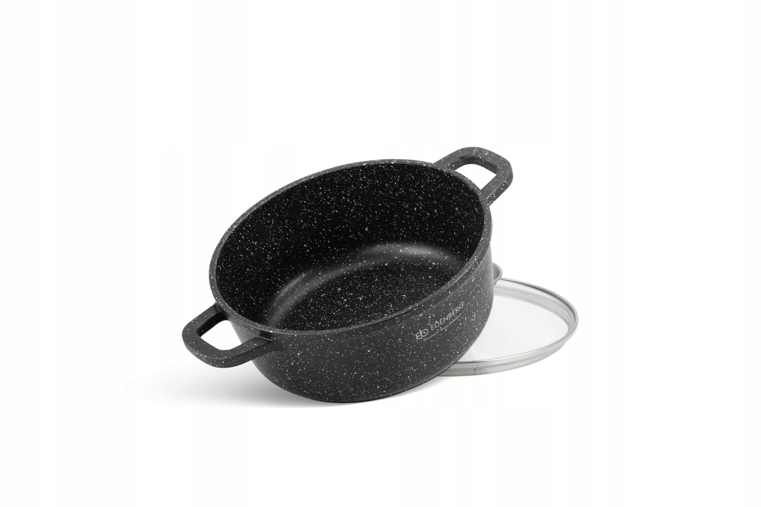 Zestaw GARNKÓW Garnki MARMUROWA Powłoka EDENBERG Indukcja Gaz