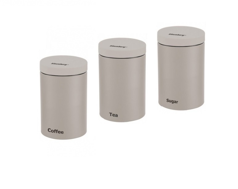 Pojemniki Klausberg na kawę, herbatę, cukier