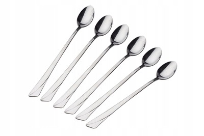 KOMPLET ŁYŻECZEK KOKTAJLOWYCH ŁYŻECZKA 6 szt. POŁYSK KINGHOFF 1447