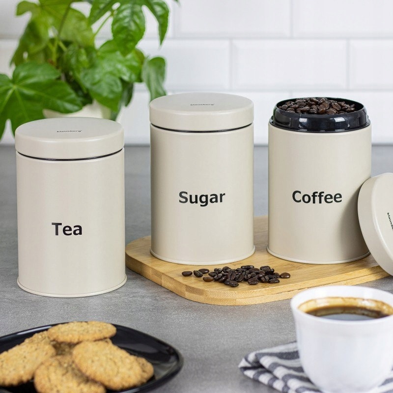 Pojemniki Klausberg na kawę, herbatę, cukier