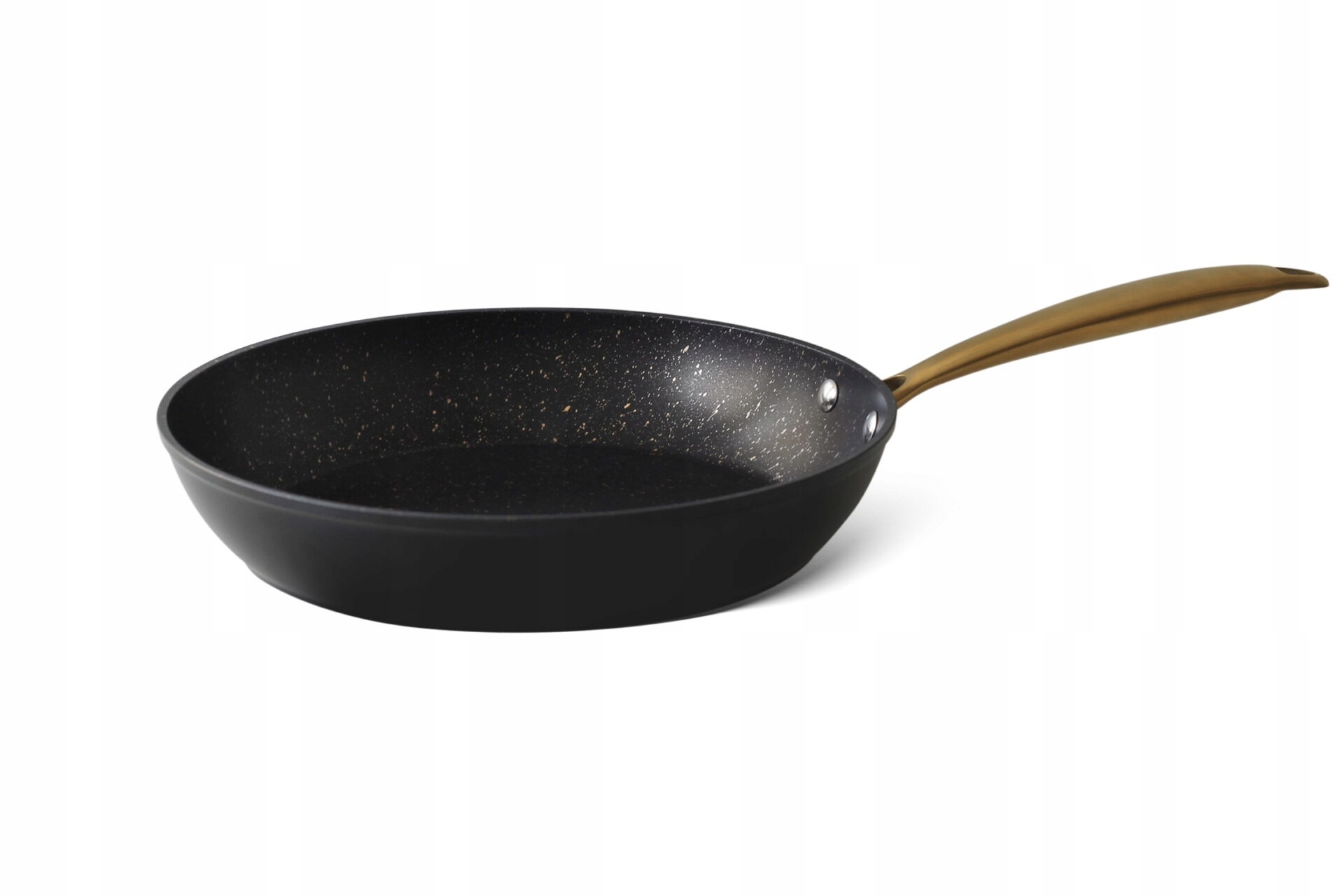 PATELNIA edenberg 28cm czarna marmurkowa GAZ INDUKCJA