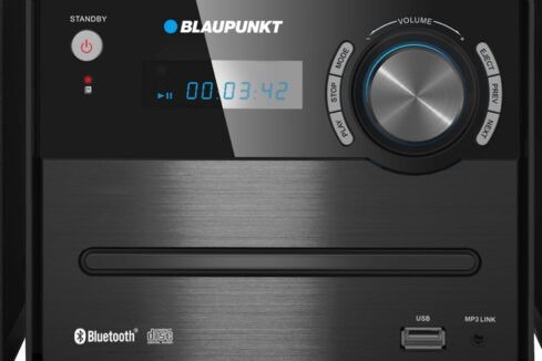 MINI WIEŻA STEREO BLUETOOTH BLAUPUNKT RADIO FM CD MP3 2 GŁOŚNIKI MS13BT